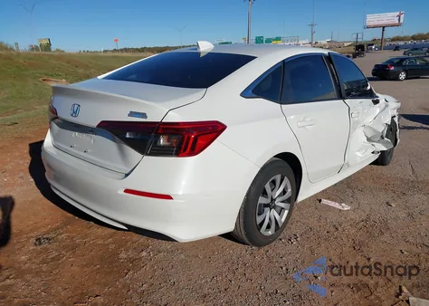 2023 Honda Civic Lx из США, поврежденный, VIN 2HGFE2F21PH539587